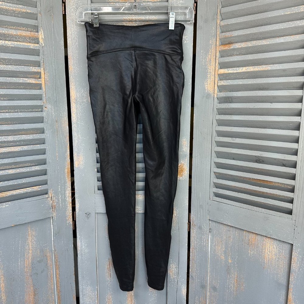 Spanx Faux Leather Leggings Black Sz S NWOT - Picture 9 of 13